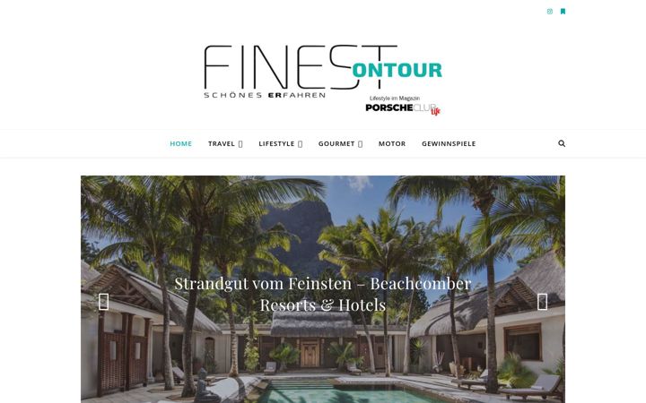 Screenshot of finest-ontour.com