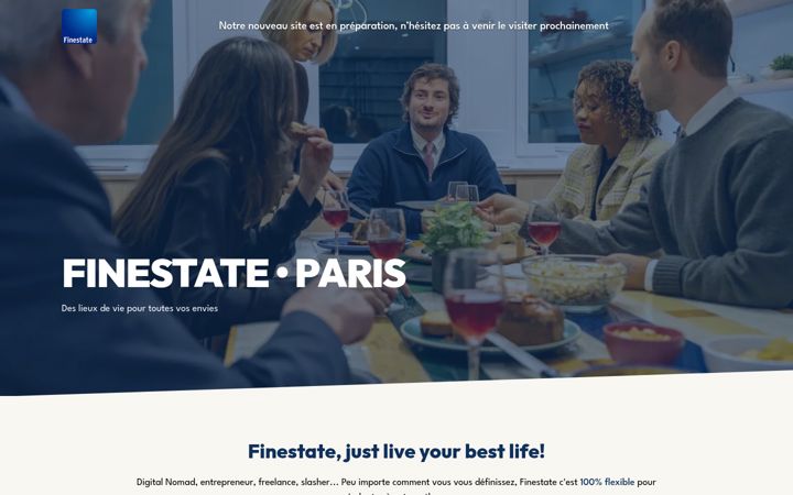 Screenshot of finestate.eu
