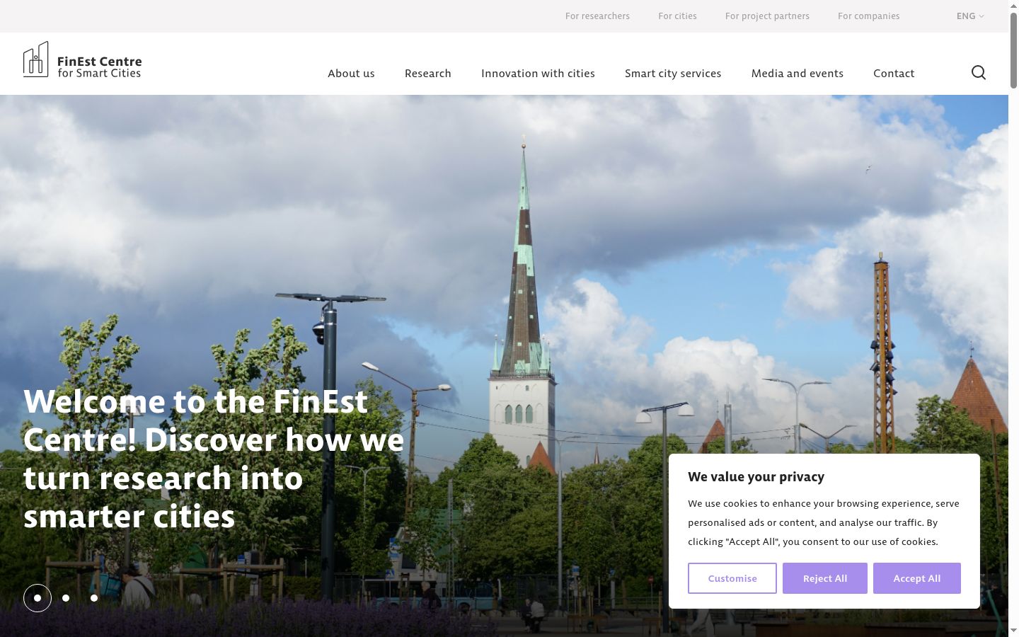 Screenshot tal-banner tal-kunsens muri qabel kwalunkwe interazzjoni