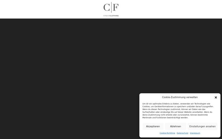 Screenshot of finestclothing.de