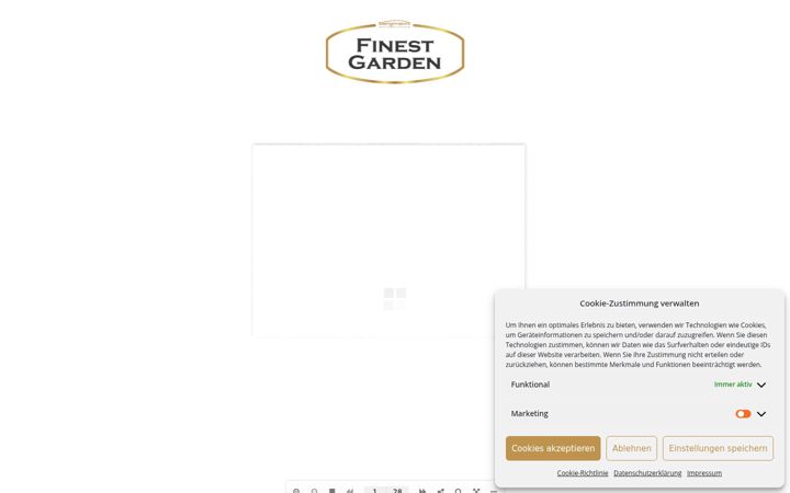 Screenshot of finestgarden.de