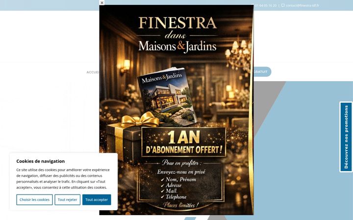 Screenshot of finestra-idf.fr