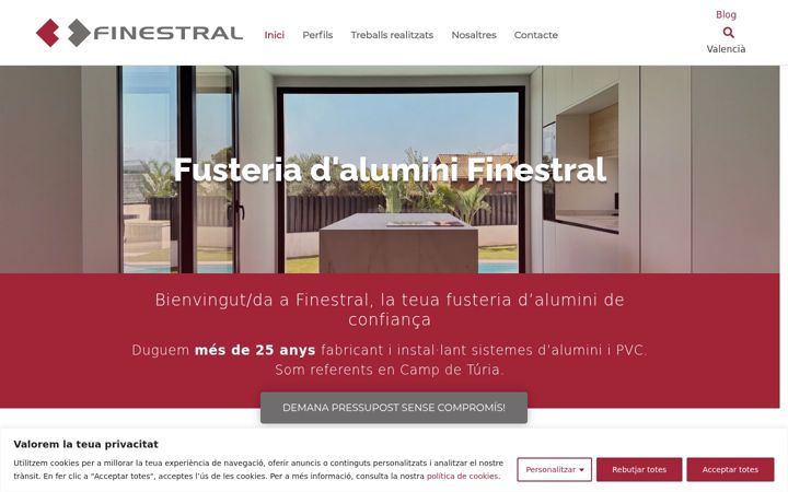 Screenshot of finestral.es