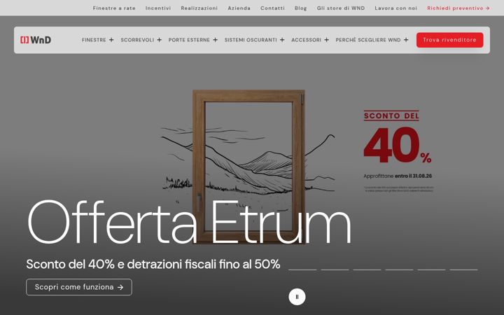 Screenshot of finestrewnd.it