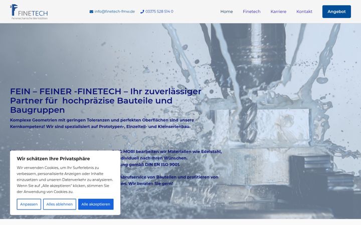 Screenshot of finetech-fmw.de