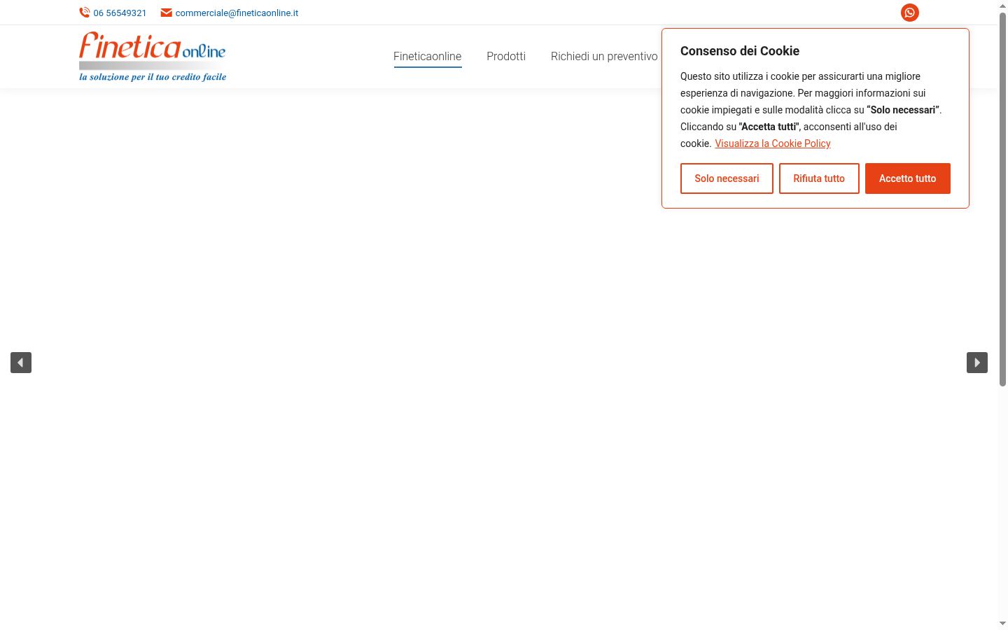Screenshot tal-banner tal-kunsens muri qabel kwalunkwe interazzjoni