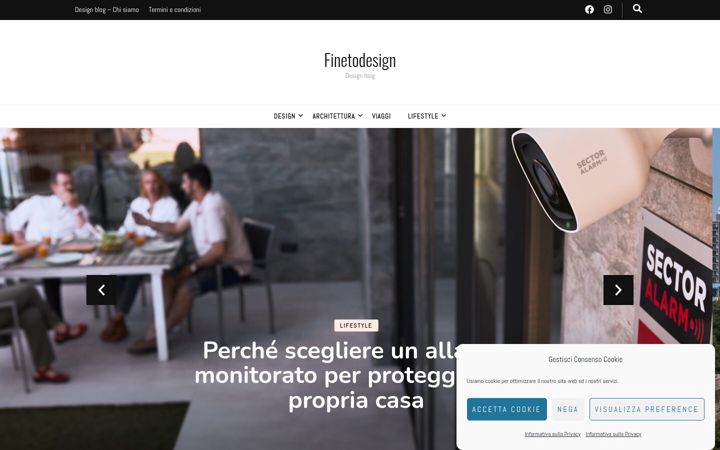 Screenshot of finetodesign.com