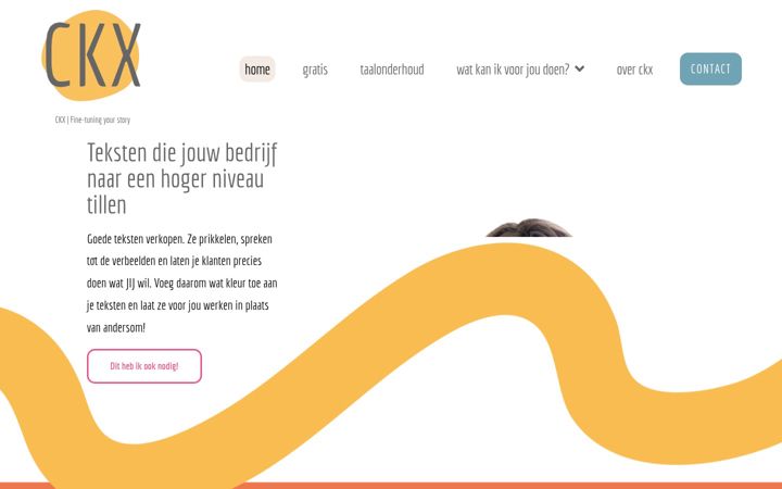 Screenshot of finetuningyourstory.com