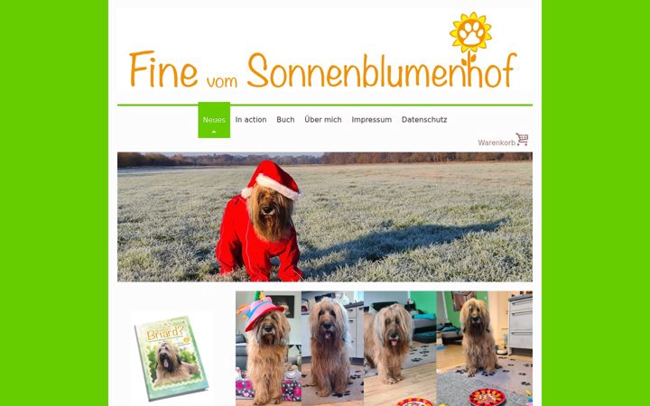 Ekrānuzņēmums no finevomsonnenblumenhof.de