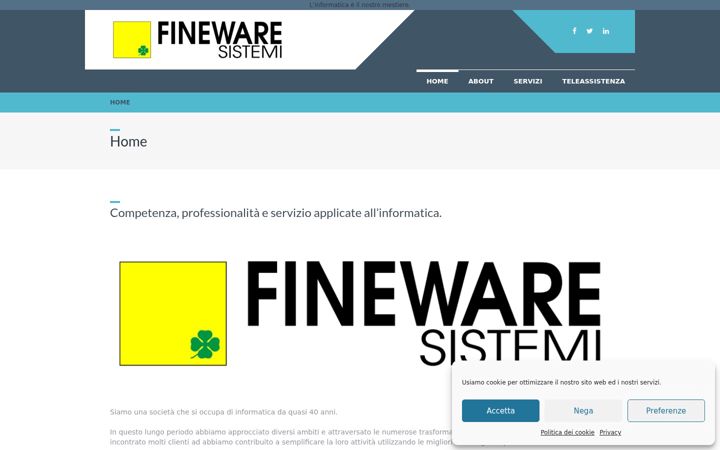 Screenshot ta' fineware.it