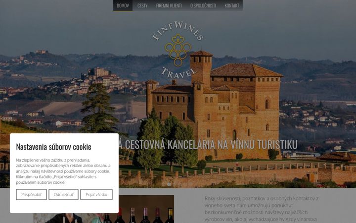 Screenshot του finewinestravel.sk
