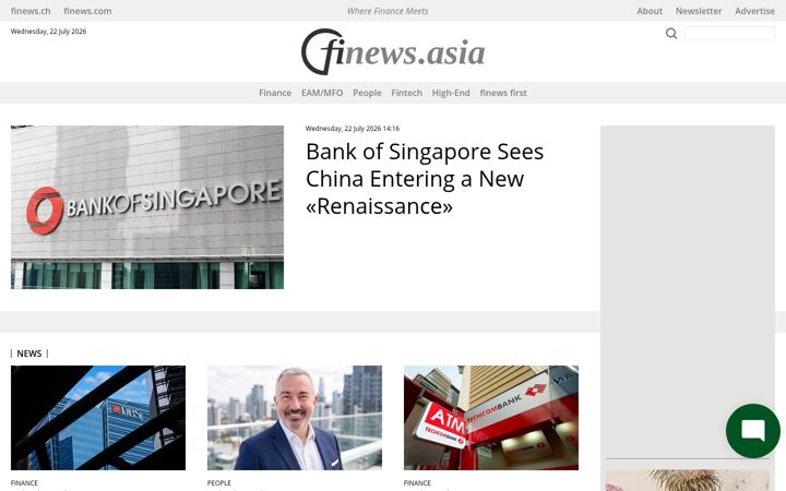 Screenshot of finews.asia