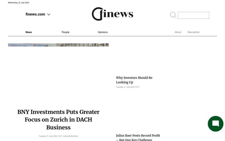 Screenshot of finews.com