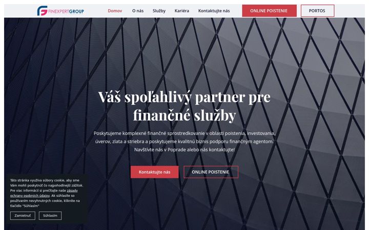 Screenshot of finexpertgroup.sk