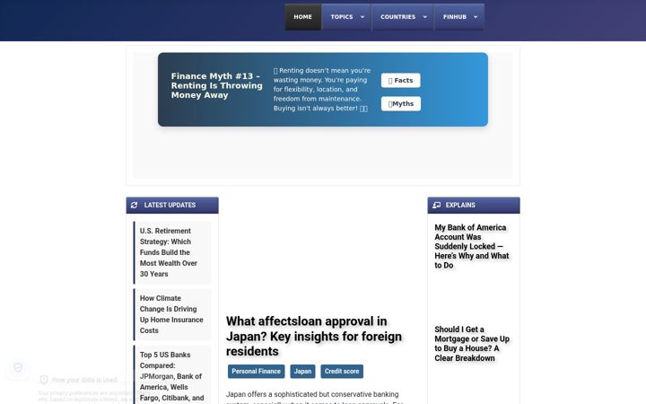 Screenshot of finexplain.com