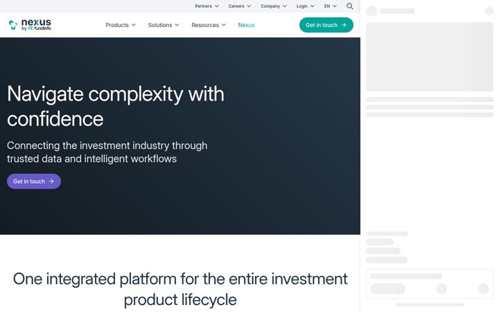 Screenshot of finexprestel.com