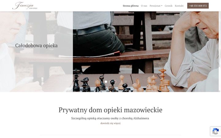 Screenshot of finezja-care.pl