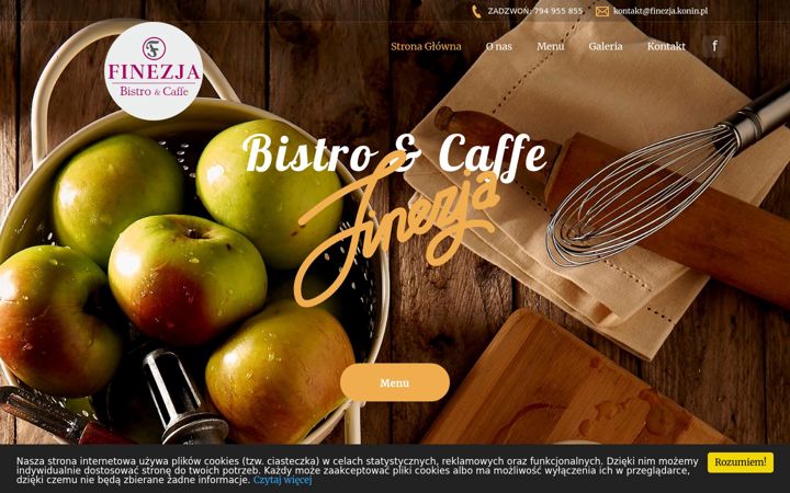 Screenshot of finezja.konin.pl