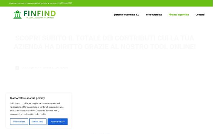 Screenshot ta' finfind.it