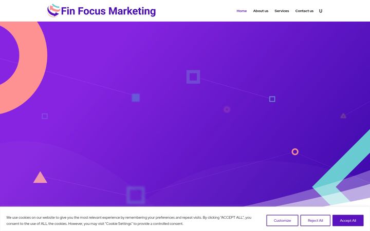 Screenshot of finfocusmarketing.com