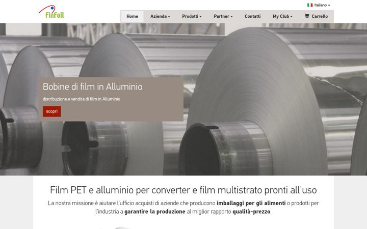 Screenshot of finfoil.com