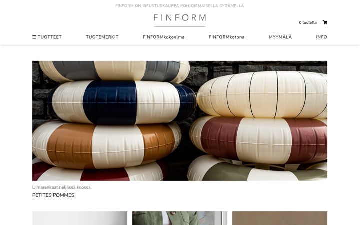 Екранна снимка на finform.fi