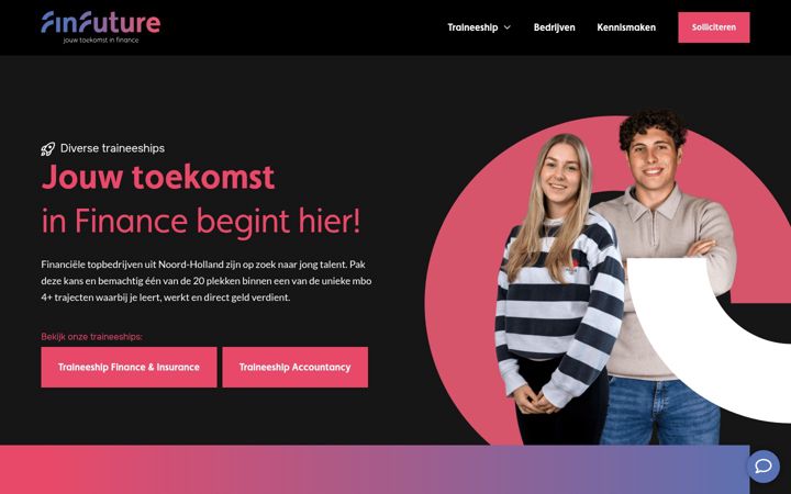 Screenshot of finfuture.nl