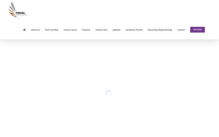 Screenshot of fingalparkingservices.ie