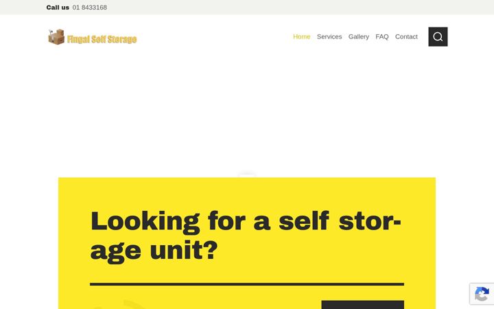 Screenshot of fingalselfstorage.ie