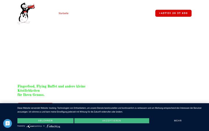 Screenshot of fingerfood-heilbronn.de