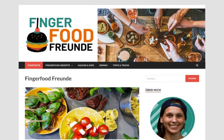 Ekrānuzņēmums no fingerfoodfreunde.de