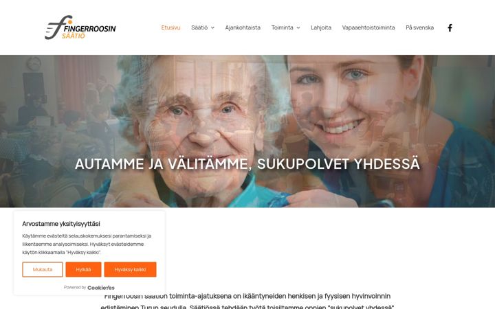 Екранна снимка на fingerroos.net