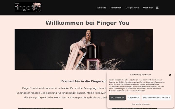 Ekrānuzņēmums no fingeryou.de