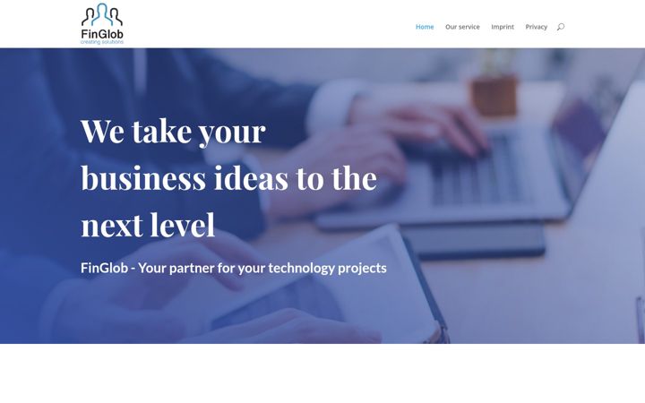 Screenshot of finglob.net