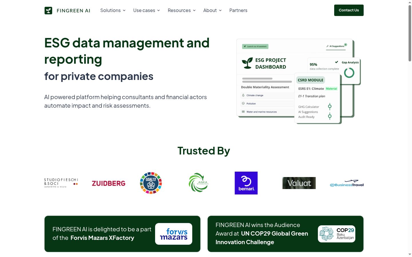 Screenshot tal-banner tal-kunsens muri qabel kwalunkwe interazzjoni