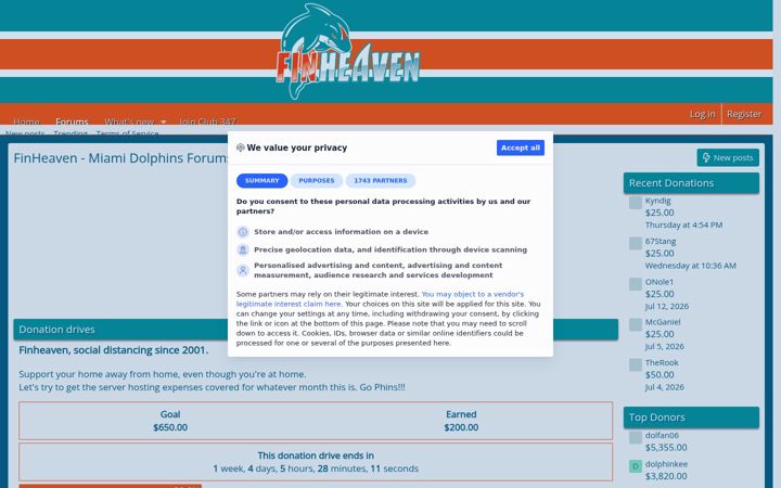 Screenshot of finheaven.com