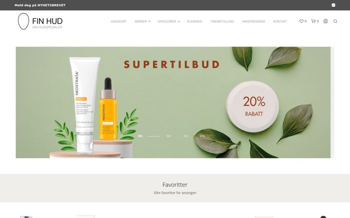 Screenshot of finhud.no
