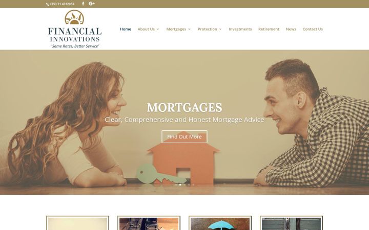 Screenshot of fini.ie