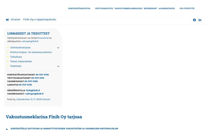 Screenshot του finib.fi