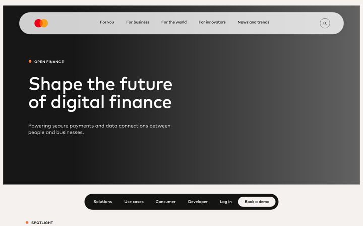 Screenshot του finicity.com