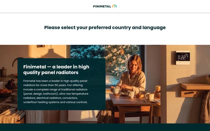 Screenshot of finimetal.com