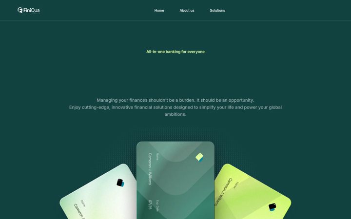 Screenshot of finiqua.com