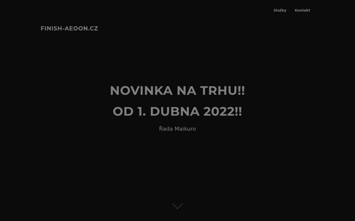 Screenshot of finish-aeoon.cz