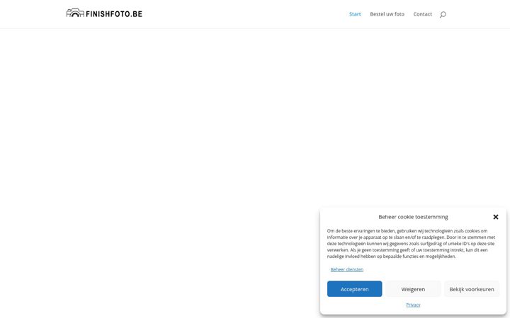 Screenshot of finishfoto.be
