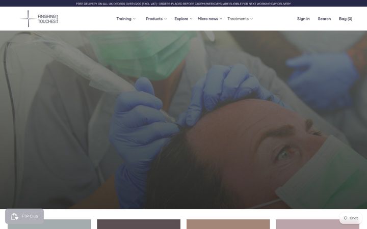Screenshot of finishingtouchesgroup.com