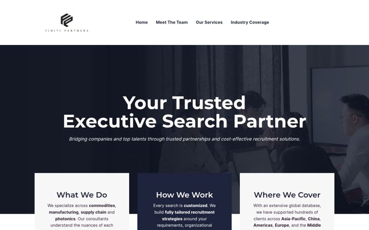 Screenshot of finitipartners.com