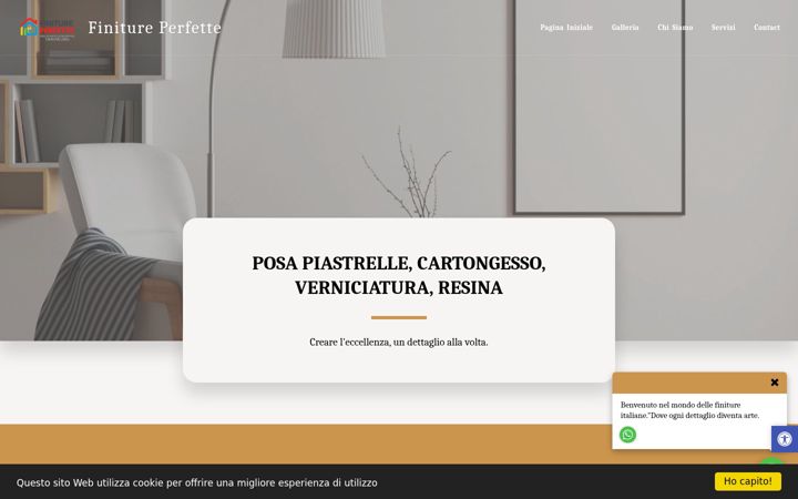 Screenshot di finitureperfette.it