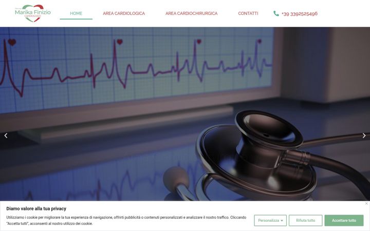 Screenshot di finiziocardiologopavia.it