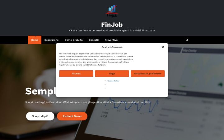 Screenshot of finjob.it