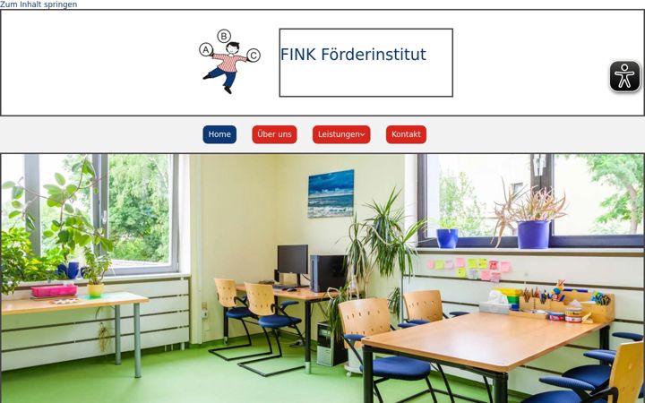 Skjermbilde av fink-foerderinstitut.de